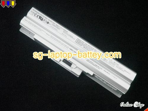 Genuine SONY VGP-BPS21/S Laptop Battery VGP-BPS13/S rechargeable 4400mAh Silver In Singapore 