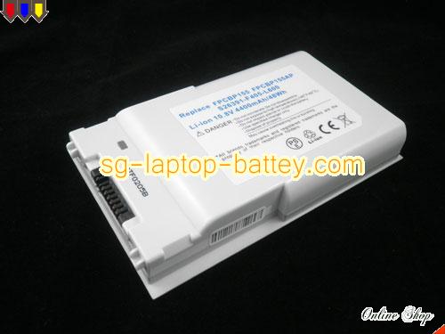 Replacement FUJITSU FPCBP155AP Laptop Battery FPCBP155 rechargeable 4400mAh White In Singapore 