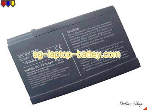 Genuine TOSHIBA PA3163U1BRS Laptop Battery K000009400 rechargeable 4000mAh, 38Wh Black In Singapore 