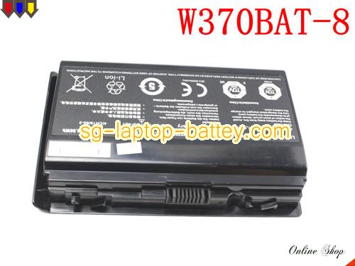 Genuine CLEVO 6-87-W37SS-4271 Laptop Battery 6-87-W37SS-427 rechargeable 5200mAh, 76.96Wh Black In Singapore 