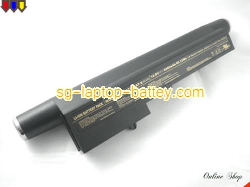 Replacement CLEVO M720BAT8 Laptop Battery M720-4 rechargeable 4400mAh Black In Singapore 