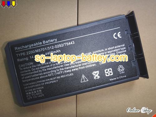 Replacement DELL 312-0347 Laptop Battery W5543 rechargeable 4400mAh Black In Singapore 