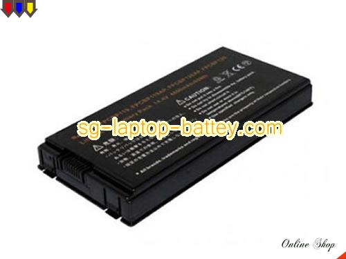 Replacement FUJITSU FPCBP119 Laptop Battery FPCBP120AP rechargeable 4400mAh Black In Singapore 