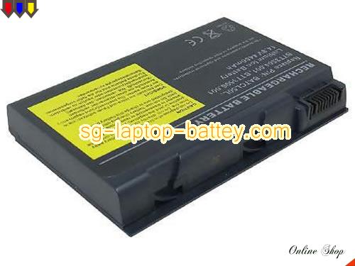 Replacement ACER LIP8151CMPT/TW Laptop Battery BT.T3506.001 rechargeable 4400mAh Black In Singapore 