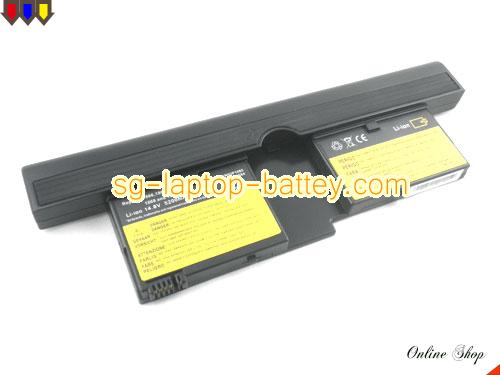 Replacement IBM FRU 92P1083 Laptop Battery FRU 92P1082 rechargeable 4300mAh Black In Singapore 