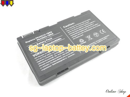 Replacement TOSHIBA PA3421U-1BRS Laptop Battery PA3395U-1BAS rechargeable 4400mAh Black In Singapore 