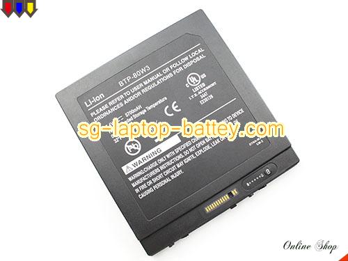 Genuine XPLORE BTP-87W3 Laptop Battery 909T2021F rechargeable 7600mAh, 56.24Wh Black In Singapore 