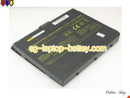 Genuine CLEVO M980NU Laptop Battery 6-87-M980S-4X51 rechargeable 4650mAh Black In Singapore 