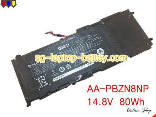 Genuine SAMSUNG AA-PBZN8NP Laptop Battery  rechargeable 80Wh Black In Singapore 
