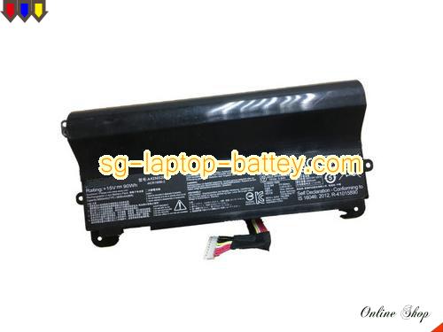 Genuine ASUS A42N1520 Laptop Battery A42NI520 rechargeable 5800mAh, 90Wh Black In Singapore 