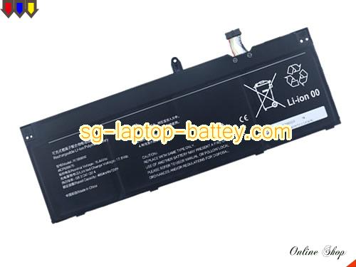 Genuine XIAOMI 4ICP6/68/75 Laptop Battery R15B06W rechargeable 4664mAh, 72Wh Black In Singapore 