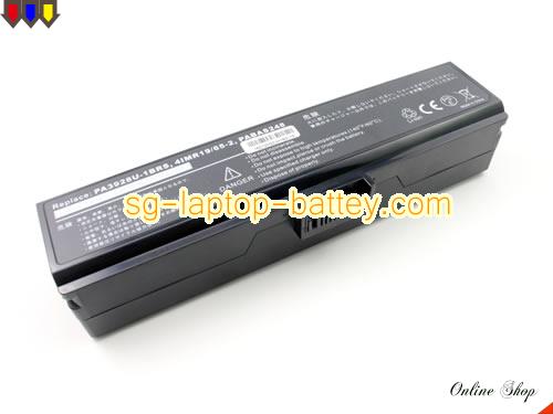 Replacement TOSHIBA PABAS248 Laptop Battery 4IMR19/65-2 rechargeable 4400mAh, 63Wh Black In Singapore 