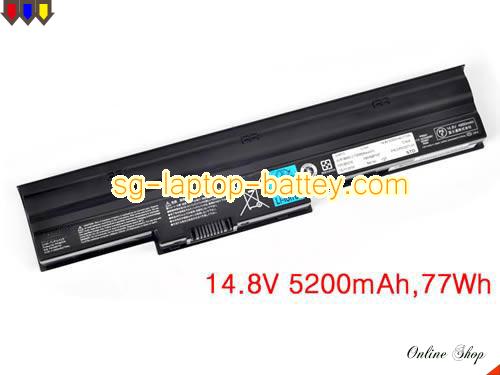 Replacement FUJITSU FMVNBP197 Laptop Battery  rechargeable 5200mAh, 77Wh Black In Singapore 