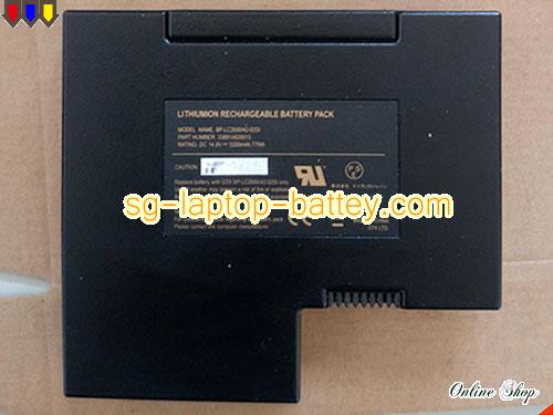 Genuine GETAC BP-LC2600/42-02SI Laptop Battery BPLC26004202SI rechargeable 5200mAh, 77Wh Black In Singapore 
