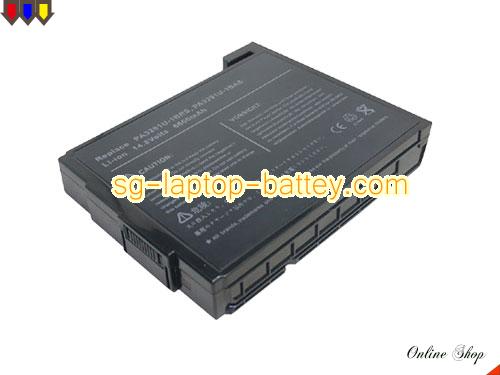 Replacement TOSHIBA PA3291U-1BAS Laptop Battery PA3291U-1BRS rechargeable 6600mAh Black In Singapore 
