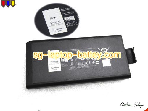 Genuine DELL YGV51 Laptop Battery X8VWF rechargeable 8700mAh, 97Wh Black In Singapore 
