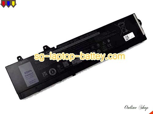Genuine DELL RCVVT Laptop Computer Battery X26RT rechargeable 6827mAh, 83Wh  In Singapore 