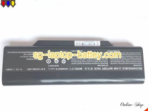 Genuine CLEVO 6-87-N350S-4D82 Laptop Battery N350BAT-6 rechargeable 93Wh Black In Singapore 