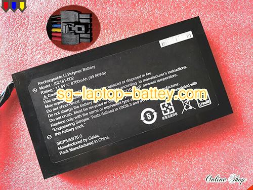 Genuine GETAC J52161-002 Laptop Computer Battery J74512-001 rechargeable 8760mAh, 99.86Wh  In Singapore 