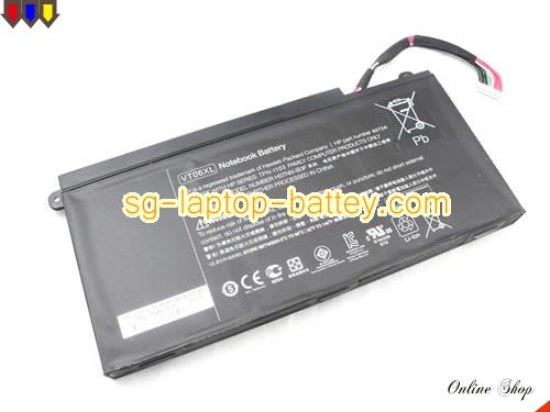 Genuine HP 657240-171 Laptop Battery 657240-251 rechargeable 8200mAh, 86Wh Black In Singapore 