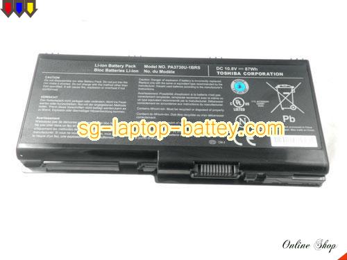 Genuine TOSHIBA PA3729U-1BAS Laptop Battery PA3730U-1BAS rechargeable 87Wh Black In Singapore 