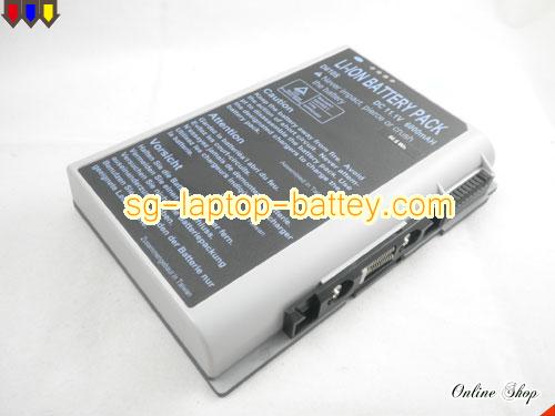 Replacement CLEVO 87-D638S-498 Laptop Battery 87-D638S-4E8 rechargeable 6000mAh Grey In Singapore 