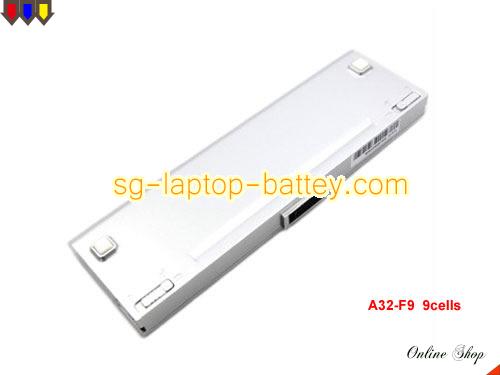 Replacement ASUS 90-NER1B1000Y Laptop Battery A32-F9 rechargeable 7800mAh White In Singapore 