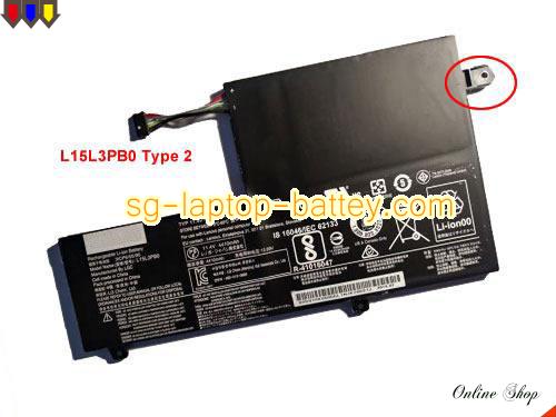 Genuine LENOVO L15M3PB0 Laptop Battery 5B10Q39205 rechargeable 4610mAh, 52.5Wh Black In Singapore 