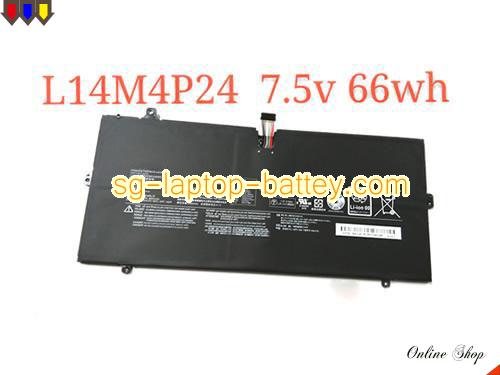 Genuine LENOVO L14M4P24 Laptop Battery  rechargeable 8800mAh, 66Wh Black In Singapore 