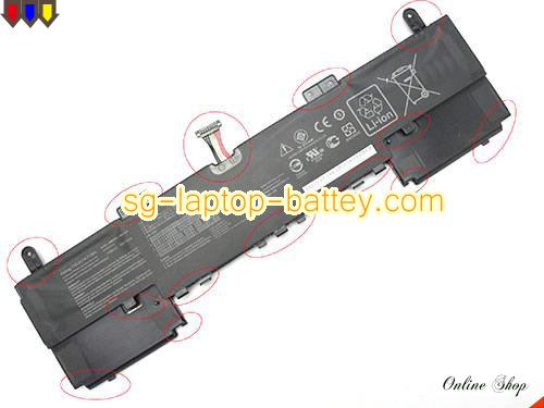 Genuine ASUS C42N1839 Laptop Battery C42PHJH rechargeable 4614mAh, 71Wh Black In Singapore 