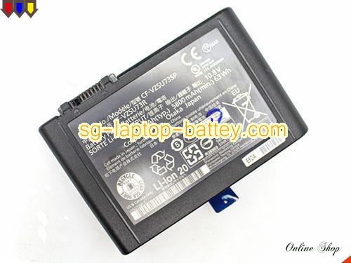 Genuine PANASONIC CF-VZSU73R Laptop Battery CF-VZSU73U rechargeable 5800mAh, 63Wh Black In Singapore 