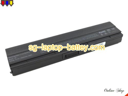 Replacement ASUS 90-ND81B3000T Laptop Battery A33-U6 rechargeable 5200mAh Black In Singapore 