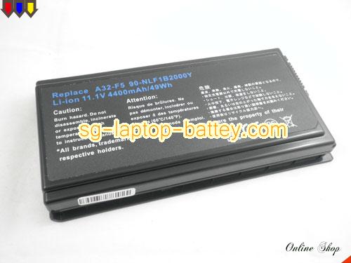 Replacement ASUS BATAS2000 Laptop Battery A32-X50 rechargeable 5200mAh Black In Singapore 
