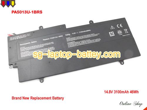 Replacement TOSHIBA PA5013U Laptop Battery PA5013U-1BRS rechargeable 3100mAh, 47Wh Black In Singapore 
