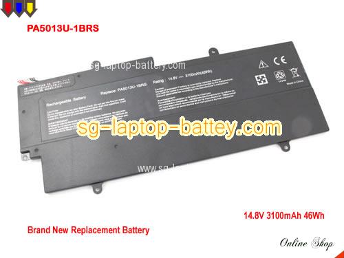 Replacement TOSHIBA PA5013U Laptop Battery PA5013U-1BRS rechargeable 3100mAh, 47Wh Black In Singapore 