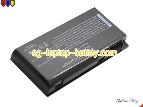 Replacement MSI MS-16F2 Laptop Battery BTY-M6D rechargeable 7800mAh Black In Singapore 