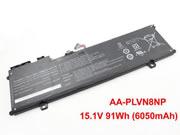 Genuine SAMSUNG AA-PLVN8NP Laptop Battery  rechargeable 6050mAh, 91Wh Black In Singapore