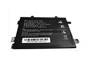 Genuine HASEE B105-2S1P-3800 Laptop Battery B1052S1P3800 rechargeable 3800mAh, 28.12Wh Black