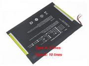 Genuine JUMPER H31120165P Laptop Battery H-29140160P rechargeable 3500mAh, 26.6Wh Black