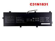 Singapore Genuine ASUS 0B200-03330200 Laptop Battery C31N1831 rechargeable 4210mAh, 50Wh Black