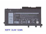 Genuine DELL 00JWGP Laptop Battery DV9NT rechargeable 4254mAh, 51Wh Black In Singapore