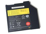 Genuine LENOVO 40Y6787 Laptop Battery 41U4890 rechargeable 2900mAh, 32Wh , 2.9Ah Black In Singapore