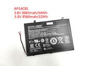 Genuine ACER KT.0030G.005 Laptop Battery AP14C8S(1ICP4/58/102-3) rechargeable 8560mAh, 32Wh Black In Singapore