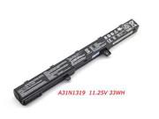 Genuine ASUS A31LO4G Laptop Battery 0B110-00250600 rechargeable 33Wh Black In Singapore
