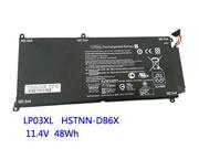 Genuine HP 807211-241 Laptop Battery TPN-C121 rechargeable 48Wh Black In Singapore