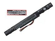 Genuine ACER AS16A5K Laptop Battery AS16A7K rechargeable 2800mAh, 41.4Wh Black In Singapore