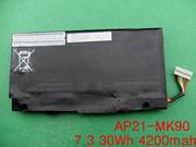 Genuine ASUS BNE010027 Laptop Battery AP21-MK90 rechargeable 4200mAh, 30Wh Black In Singapore