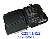 Singapore Genuine ASUS C21N1413 Laptop Battery  rechargeable 3940mAh, 30Wh Black