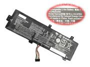 Singapore Genuine LENOVO L15C2PB3 Laptop Battery 5B10K90784 rechargeable 4054mAh, 30Wh Black