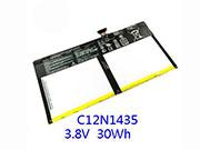 Genuine ASUS C12N1435 Laptop Battery  rechargeable 30Wh Black In Singapore
